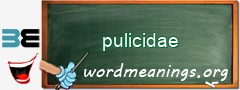 WordMeaning blackboard for pulicidae